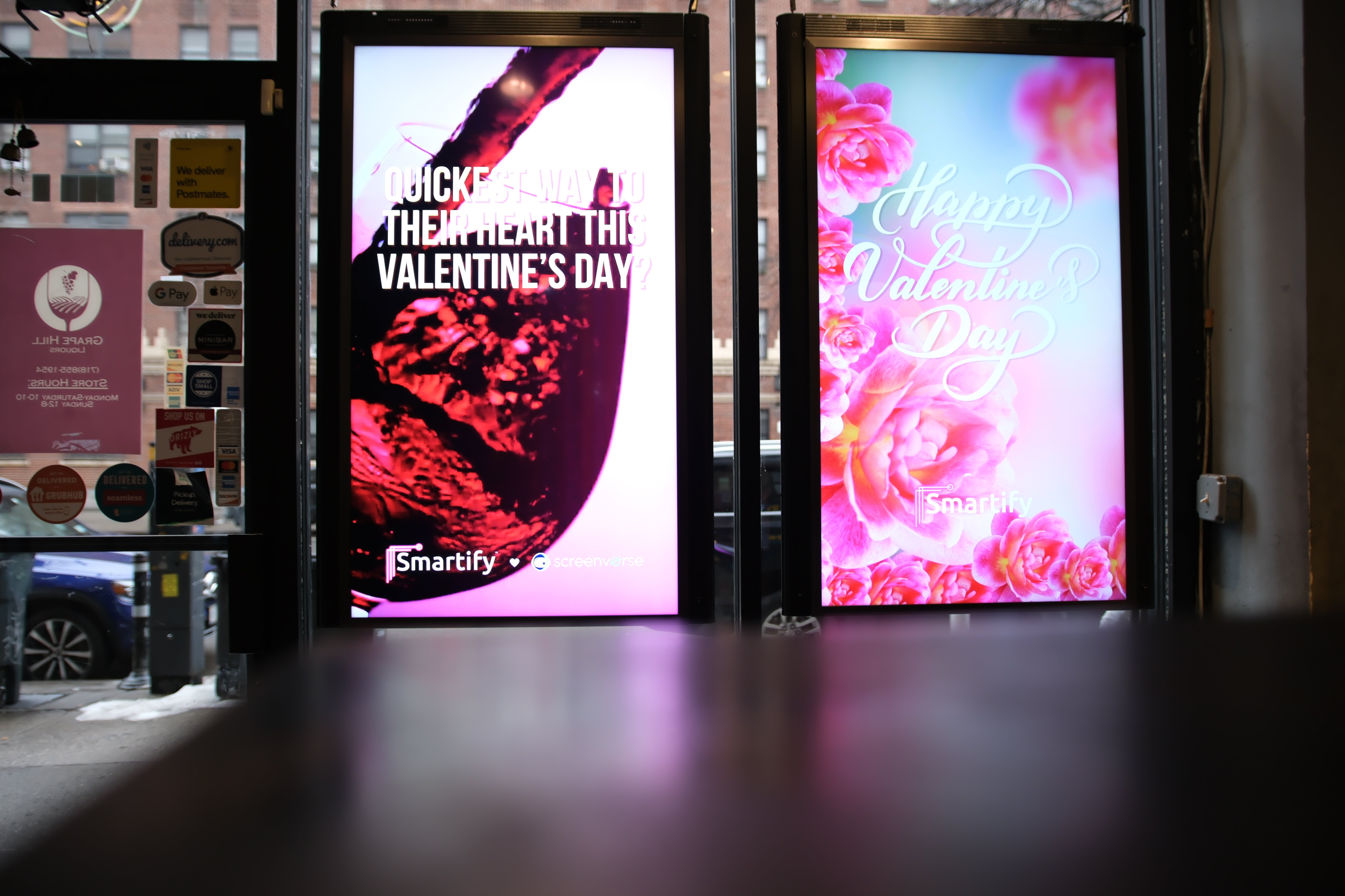 DOOH Valentine's Day Campaign Smartify 