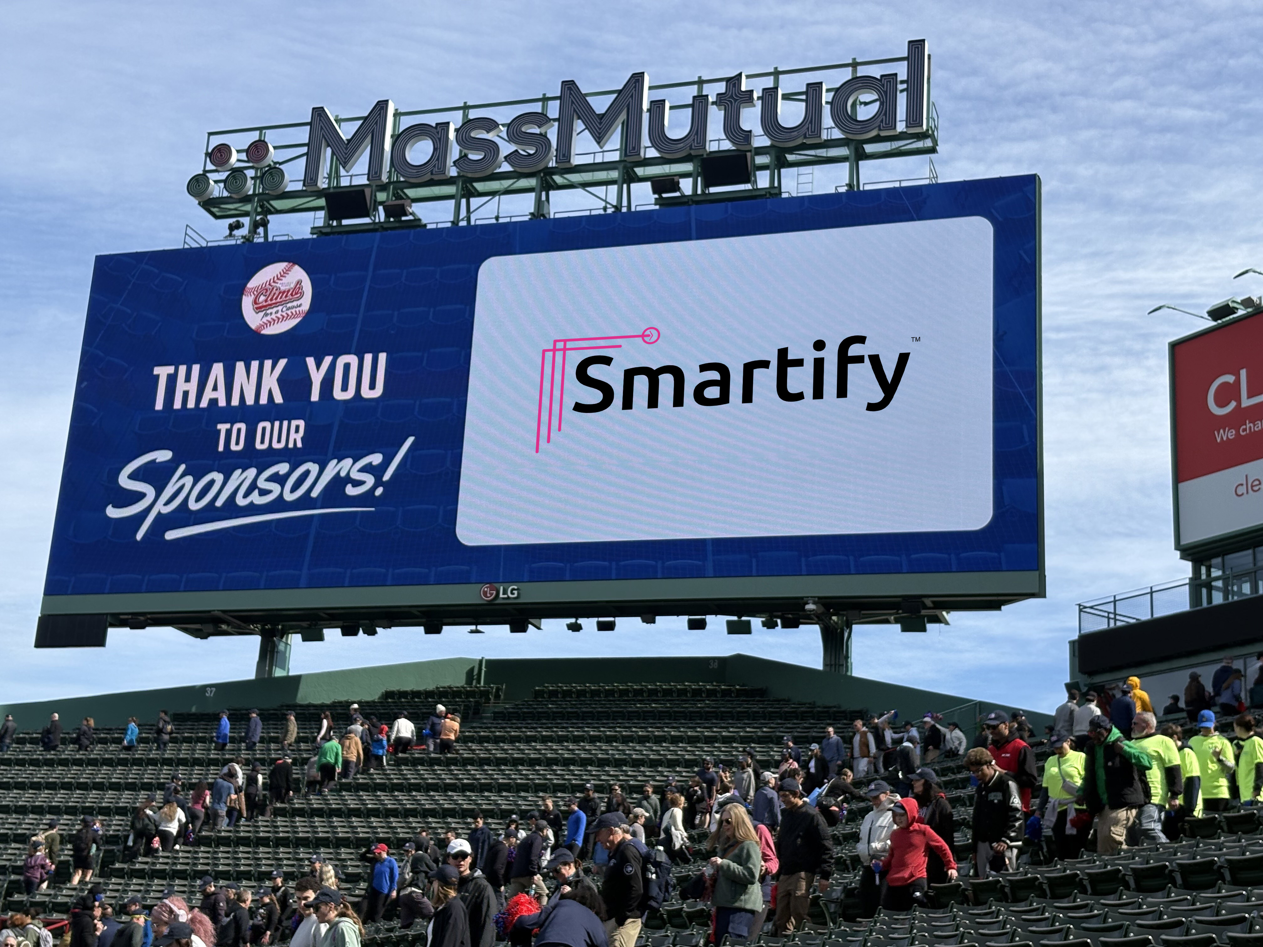 Community in Motion: Smartify Supports Project Place's Climb for a Cause at Fenway Park